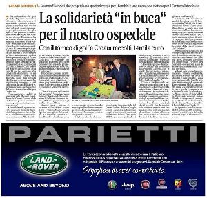 TORNEO BENEFICO DI GOLF A CROARA
