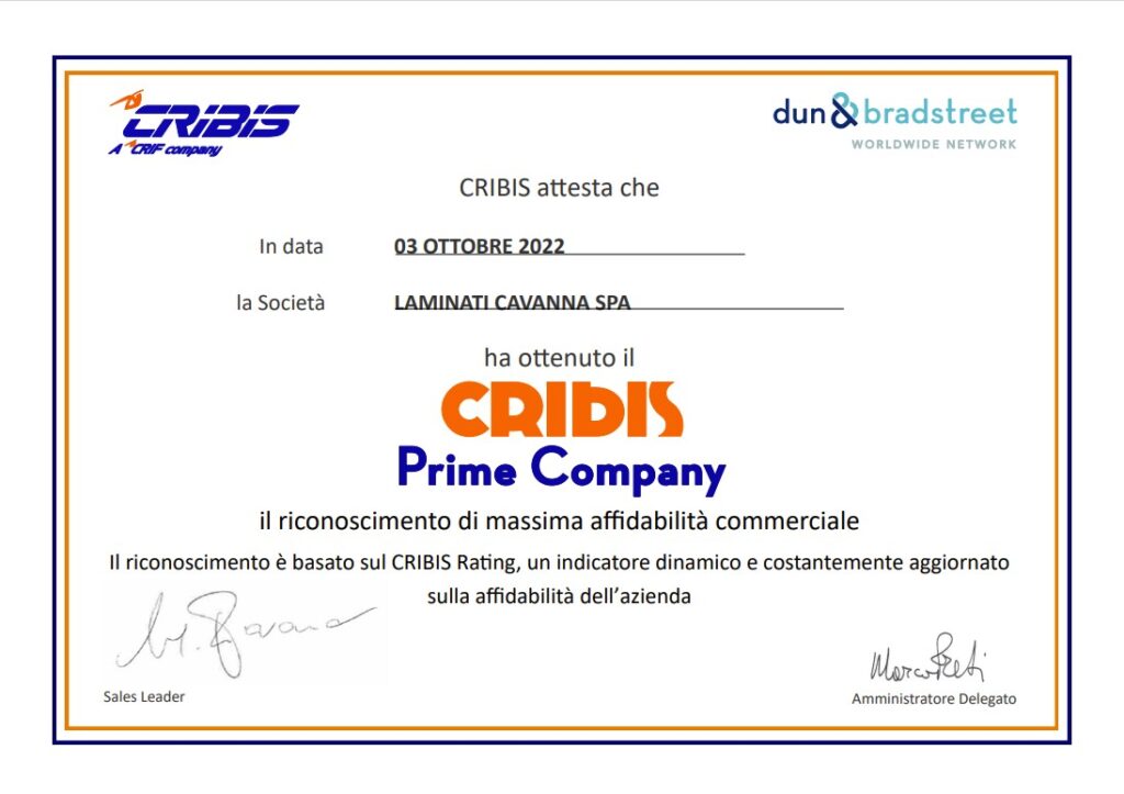 Cribis prime company